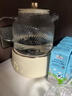 World Kitchen美國康寧養生壺全玻璃恒溫壺煮茶壺煮茶器1L辦公室必備家用花茶壺燉煮燒水壺電熱水壺（標準款） 曬單實(shí)拍圖