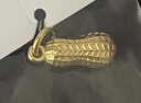 金至尊（3DG Jewellery）黃金吊墜花生足金掛墜不含項鏈送女友寶寶生日禮物計價(jià) 金重1.0克(配珠寶禮盒) 曬單實(shí)拍圖