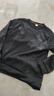 【廠(chǎng)家虧本清倉】秋季新款飛鷹加絨加厚男士百搭保暖衛衣男裝dk3 黑色 3XL (建議165-180斤) 曬單實(shí)拍圖