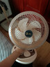 駱駝電風(fēng)扇家用電扇臺式多功能小型風(fēng)扇學(xué)生宿舍桌面風(fēng)扇可搖頭靜音辦公室桌面臺扇 米色臺扇【搖頭/2檔位】 標配【1.3米電源線(xiàn)】 曬單實(shí)拍圖