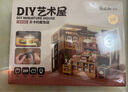 若態(tài)若來(lái)diy小屋貝卡面包店 手工拼裝積木拼圖玩具兒童生日禮物女生 曬單實(shí)拍圖