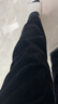 優(yōu)衣庫女裝快干休閑廓形褲運動(dòng)彎刀鐮刀褲高腰速干新款479619 69 藏青色 L /160/72A 曬單實(shí)拍圖