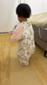 威爾貝魯（WELLBER）恒溫睡袋嬰幼兒1-3歲竹棉睡衣秋冬兒童寶寶防踢被子厚夾棉 綺夢(mèng)M 曬單實(shí)拍圖