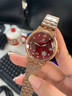 勞力士王子瑞士進(jìn)口手表女士機械表輕奢防水高級感2025新款世界十大名牌女表 玫金紅面-享全國專(zhuān)柜終身質(zhì)保服務(wù) 原裝進(jìn)口 10mm 厚度 曬單實(shí)拍圖