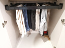 卡貝（cobbe）洗衣機隱形晾衣架伸縮折疊抽拉晾衣架晾衣神器可加面板深度45 曬單實(shí)拍圖
