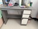 立太書(shū)桌書(shū)柜一體電腦桌學(xué)習桌學(xué)生家用辦公桌子寫(xiě)字桌臥室小型工作臺 【特價(jià)沖量】甄選品質(zhì)HDF板-莫蘭迪色100cm 曬單實(shí)拍圖