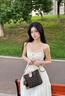 CharisKitty輕奢小c&k包包女款2025年通勤水桶包單肩斜挎女包生日禮物送女友 咖色【節日送禮可代寫(xiě)心意賀卡】 曬單實(shí)拍圖