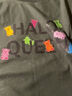 Halo Queen長(cháng)袖T恤女純棉春秋圓領(lǐng)小熊圖案時(shí)尚慵懶風(fēng)上衣新品H143T2018 曬單實(shí)拍圖