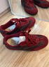 Cmxvz Kabot板鞋女2025新款秋冬復古經(jīng)典超火運動(dòng)鞋軟底內增高休閑鞋德訓鞋 紅色 35 曬單實(shí)拍圖