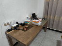 果漫（Goomer）實(shí)木客廳大長(cháng)書(shū)桌子家用餐桌工作臺簡(jiǎn)約大板桌茶桌辦公桌一體桌 標準款實(shí)木電腦桌：180*80*75CM 曬單實(shí)拍圖