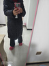 鴨鴨（YAYA）羽絨服女長(cháng)款2024年冬季新款時(shí)尚休閑連帽加厚保暖外套XJ 黑色 S (155) 曬單實(shí)拍圖