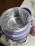 艾仕瑪電燉鍋多功能1-2人家用辦公室煲湯煮粥神器便攜大容量蒸煮養生電燉杯全自動(dòng)一體嬰兒輔食鍋 【1.5L大容量】香芋紫+豪華款 1.5L 曬單實(shí)拍圖