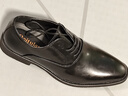 波圖蕾斯皮鞋尖頭系帶商務(wù)休閑鞋男士英倫風(fēng)德比正裝婚鞋男 8022 黑色 41 曬單實(shí)拍圖