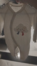 babylove嬰兒連體衣秋冬純棉可愛(ài)寶寶哈衣爬服新生兒夾棉保暖衣服秋冬裝 曬單實(shí)拍圖