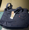 Levi's【原牛防褪色】李維斯牛仔托特包女生單肩包手提包學(xué)生包大容量 海軍藍 【30CM*17CM*36CM】8/20 曬單實(shí)拍圖