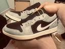 Jordan男休閑鞋喬丹AJ1“影子灰”SE低幫運動(dòng)鞋HQ2010-012黑煙灰42.5 曬單實(shí)拍圖