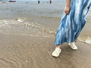 鉑吶苓吊帶連衣裙女2025新款夏寬松慵懶風(fēng)法式旅游海邊度假沙灘長(cháng)裙子 法式扎染吊帶連衣裙 M （建議100-125斤） 曬單實(shí)拍圖