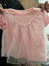 巴拉巴拉寶寶短袖t恤嬰兒女童上衣2024夏裝甜美時(shí)尚可愛(ài)洋氣208224117014 曬單實(shí)拍圖