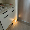 小米（MI）小米同款智能人體感應燈家用過(guò)道LED小夜燈自動(dòng)聲控樓梯壁燈充電 裝充電款-86mm人體感應暖光 曬單實(shí)拍圖