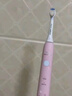 飛利浦（PHILIPS）【李佳琦直播同款】?jì)和妱?dòng)牙刷 男孩女孩生日禮物 適用4-6-12歲2種模式 自帶2支刷頭粉HX2432/02 曬單實(shí)拍圖