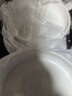 4.5英寸柳葉系列米飯碗家用顏值陶瓷餐具小碗米飯碗中式陶瓷餐具 4只純白8英寸窩盤 曬單實拍圖