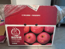 京鮮生 煙臺紅富士蘋(píng)果 凈重10斤  單果160g以上 水果禮盒 曬單實(shí)拍圖