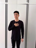 貓人【A類(lèi)嬰兒棉】秋衣秋褲男士100%純棉抗菌消臭防螨保暖內衣套裝 曬單實(shí)拍圖