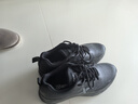 特步運動(dòng)鞋男鞋跑鞋冬季皮面防水輕便減震健身休閑慢跑步鞋子男黑色 曬單實(shí)拍圖