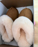 內泊【防寒必備】羊皮毛一體毛毛拖鞋男冬季乳膠家居防臭保暖女士栗45 曬單實(shí)拍圖