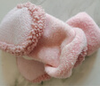貝瑞加（Babyprints）嬰兒襪子秋冬寶寶地板襪加厚保暖學步襪室內(nèi)早教襪套中筒 粉M 曬單實拍圖