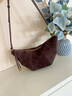 妙麗牛皮包包女包時(shí)尚餃子包品牌單肩斜挎包生日新年禮物送女生女友 曬單實(shí)拍圖
