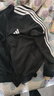 adidas經(jīng)典休閑三條紋長(cháng)袖套裝男女秋季阿迪達斯官方輕運動(dòng)   黑色 (偏小，推薦買(mǎi)大1碼)   L 曬單實(shí)拍圖