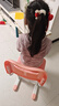 范思典兒童學(xué)習椅6-18歲中小學(xué)生可升降調節寫(xiě)字椅家用書(shū)桌椅 【手搖升降＋升降腳踏】王子藍 曬單實(shí)拍圖