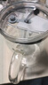 維諾亞大容量夏季水杯1000ML喝水杯子帶吸管杯子ins高顏值玻璃杯耐高溫 1000ml 大容量(提醒喝水) 單杯無(wú)印花【無(wú)吸管無(wú)蓋】 曬單實(shí)拍圖