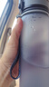 夏季小學(xué)生運動(dòng)水杯男便攜隨手杯女健身水壺大容量塑料杯子茶杯 灰色配茶隔進(jìn)口tritan材500 曬單實(shí)拍圖