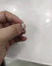 中國黃金莫比烏斯足銀戒指女托帕石求婚鉆戒女生生日禮物女友老婆結婚紀念 莫比烏斯托帕石鉆戒【京速達】 曬單實(shí)拍圖