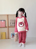 可歆寶貝女童秋冬法蘭絨睡衣女寶寶兒童冬季珊瑚絨女孩冬款加絨加厚家居服 草莓熊粉色 120 碼建議5-6歲（身高115左右） 曬單實(shí)拍圖