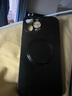 奶小鴨 【AG磨砂】適用蘋(píng)果13promax手機殼 iphone13promax保護套magsafe磁吸充電全包防摔男女款 石墨黑 曬單實(shí)拍圖