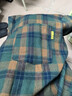 啄木鳥(niǎo)高級感復古格子長(cháng)袖襯衫男春秋款韓版潮流休閑港風(fēng)寬松款襯衣外套 C2160綠橘格 L 曬單實(shí)拍圖