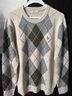 哈吉斯（HAZZYS）男裝 2025冬季新款【羊絨/羊毛】毛衣菱格羊毛衫男ABYZD0CDD41 米黃色OW L （175/96A 48） 曬單實(shí)拍圖