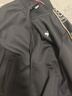 樂(lè )卡克（Le coq sportif）法國公雞男運動(dòng)休閑針織立領(lǐng)開(kāi)衫上衣外套CB-5646234 黑色/BLK M 曬單實(shí)拍圖