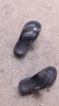 卡帝樂(lè )鱷魚(yú)（CARTELO）人字拖鞋男士夏季戶(hù)外穿運動(dòng)軟底沙灘居家用涼拖 VP1515 黑色 41 曬單實(shí)拍圖