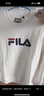 FILA 斐樂(lè )官方情侶款套頭衛衣25秋冬季新款休閑寬松長(cháng)袖加絨保暖上衣 【常規款】蒸汽白-IV XS 160/84A/XS 曬單實(shí)拍圖