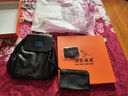 雪愛(ài)袋鼠品牌真皮女士雙肩包2025新款牛皮大容量旅行包中年媽媽款出行背包 黑色【禮盒+禮品袋+手包卡包】 曬單實(shí)拍圖