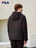 FILA 斐樂(lè )官方男士羽絨服2025冬季新款時(shí)尚休閑基礎保暖連帽外套 正黑色-BK XL 180/100A/XL 曬單實(shí)拍圖