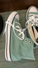 匡威（Converse）官方 All Star男女運(yùn)動(dòng)高幫帆布鞋豆沙綠綠色A06563C A06563C 38 曬單實(shí)拍圖