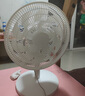 先科電風(fēng)扇家用臺式風(fēng)扇臺扇小型桌面風(fēng)扇制冷大風(fēng)力節能臥室學(xué)生宿舍辦公室遙控搖頭循環(huán)扇 白色機械款加長(cháng)線(xiàn) 曬單實(shí)拍圖