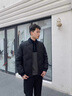 稻草人棉服男秋冬季新款男士外套棉衣2025新款常規保暖男裝冬裝外套男款 黑色 L 【建議100-115斤】 曬單實(shí)拍圖