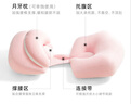 十月結(jié)晶孕婦枕頭護腰枕側(cè)臥枕多功能托腹裸感護腰睡覺用品抱枕 靜逸粉 曬單實拍圖