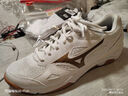 美津濃（MIZUNO）CYCLONE SPEED CN排球鞋綜合室內外訓練鞋男女款羽毛球鞋乒乓球鞋 白金 【顏值與實(shí)力并存】 現貨 42.5 =275mm 曬單實(shí)拍圖